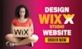 design or redesign wix website, develop wix landing page, wix studio website