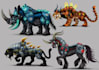 create animals, creature illustrations and concept art