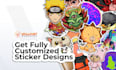do amazing custom sticker designs for you