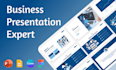 design business pitch deck powerpoint presentation and company profile