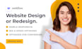 design professional business website in webflow
