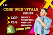 resolve core web vitals issues cls, lcp of shopify store