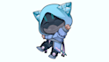 draw custom chibi art in cute anime style for fanart, vtuber, oc, or sticker