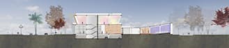 drawing the perspective plan and section using autodesk and adobe programs