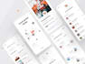 design clean mobile app UI UX and saas dashboard ui prototype in figma