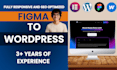 convert your figma xd PSD design into a website in wordpress