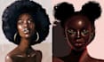 make stunning african american character illustration