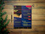 creative flat minimal flyer design in 6 hours