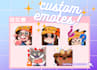 custom emotes and badges for twitch and discord