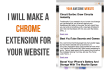 create a Chrome Extension for your website