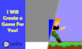 make a full unity game with anything you want