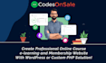build an online course membership elearning community website