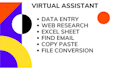do data entry, virtual assistant, excel, typing, copy paste,