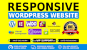 build modern and responsive wordpress website design