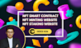 create nft minting website, dapp, smart contract, frontend