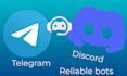 build you a telegram or discord bot