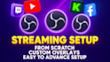 setup obs studio for twitch youtube kick live streams