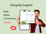 create a high converting shopify store and website
