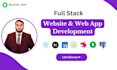 be full stack web developer, website development, backend front end developer