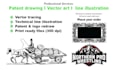 do patent design, graphic design adobe illustrator