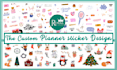 do the custom planner sticker design