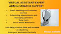 be your  online virtual assistant for admin duties