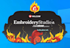 do embroidery logo,3d,chain embroidery, patch in half hour