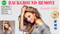 do   background removal 15 photo 24 hours