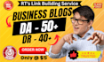 do guest posts on da60 business blogs