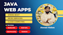 develop custom web applications using java spring boot