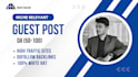 write and publish high da guest post with SEO dofollow backlinks