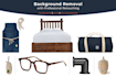 do brand product image editing background removal white or transparent