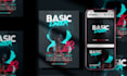 design a creative and professional flyer plus social posts