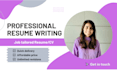 provide a professional resume and CV writing service
