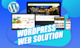 create a wordpress website, customization, and bug fixes