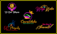 do a professional photography logo or signature watermark