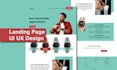 do web UI, landing page, website UI UX design in figma,wordpress