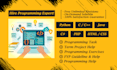 do PHP, HTML, css, python, c, cpp projects and task