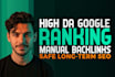 improve your google rankings with manual SEO backlinks