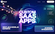 develop a custom, scalable saas app using next js and node js