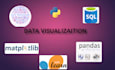 do your data visualizations with pandas, matplot, numpy