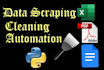 develop an automatic PDF data scraping script using python