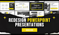 redesign powerpoint presentation PPT template slide master