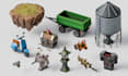 create stylized 3d game props with pbr textures