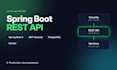develop a spring boot rest API and java backend