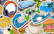 create a custom cartoon sticker