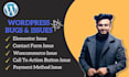fix complex wordpress bugs, fix wordpress issues, fix error