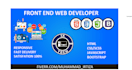 develop frontend using  HTML CSS scss bootstrap javascript