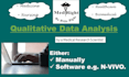 analyze quantitative and qualitative data for your health research project