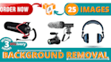 do background removal resize photo cut out product images